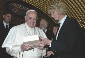 Papst Franziskus, Hans-Karl Seeger, Gabriele Latzel und Christa Bockholt