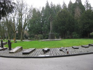 Kleve Friedhof Grabplatte
