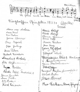 Gästebuch von Marienthal