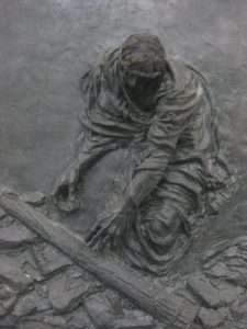 2. Station: Jesus nimmt das Kreuz auf