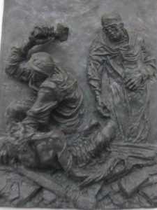 6. Station: Jesus wird ans Kreuz geschlagen