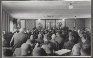Gottesdienst auf Block 26 zu Ostern am 1. April 1945